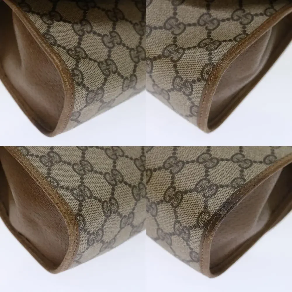 Gucci GG Supreme Web Clutch Bag Beige